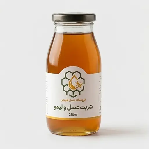 شربت عسل و لیمو